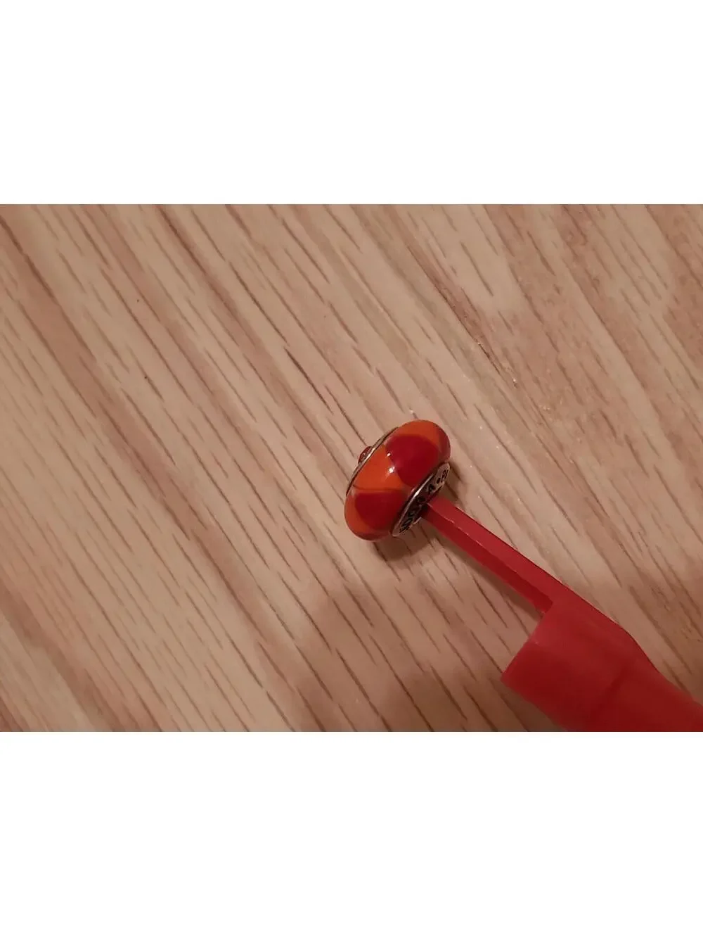 Pandora Red Glass Charm Bead